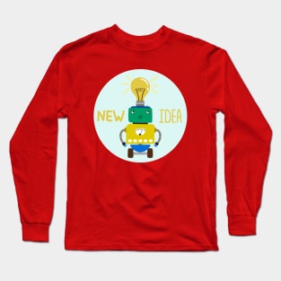 Robot New Idea Long Sleeve T-Shirt